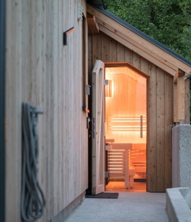 Ausensauna - Ferienhaus Seeleben46